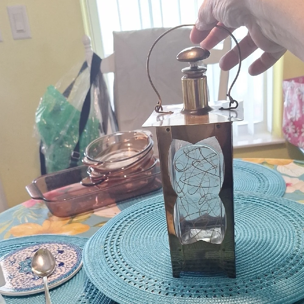 Mid-Century Lantern Decantor Bar Accessory